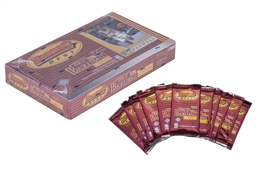 1996-97 Bowmans Best Unopened Hobby Box & Hobby Packs (35 Total Packs)